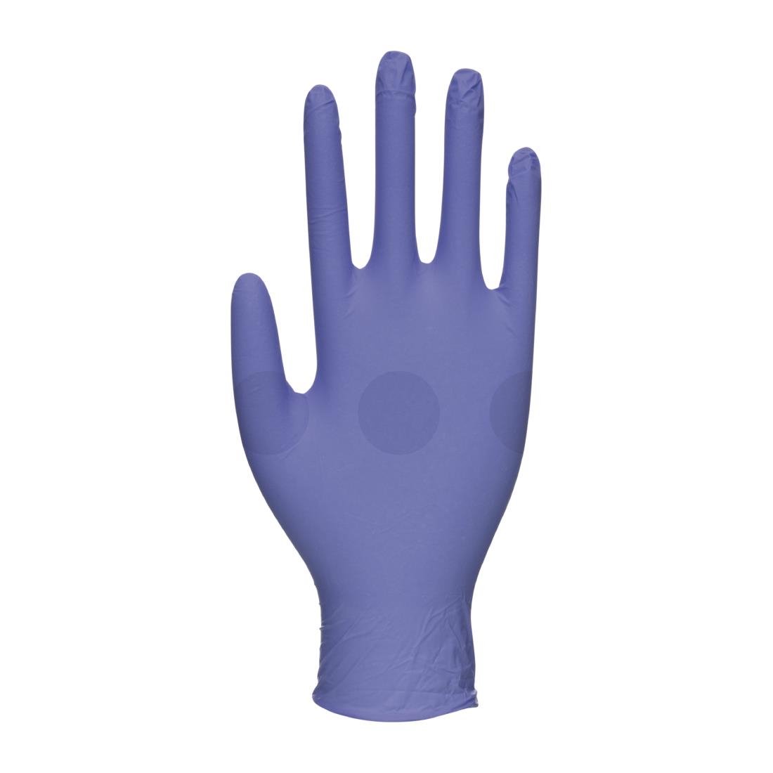 FW844-XL Biotouch Single Use Glove Violet Blue Nitrile Powder Free Size XL (Pack of 100)