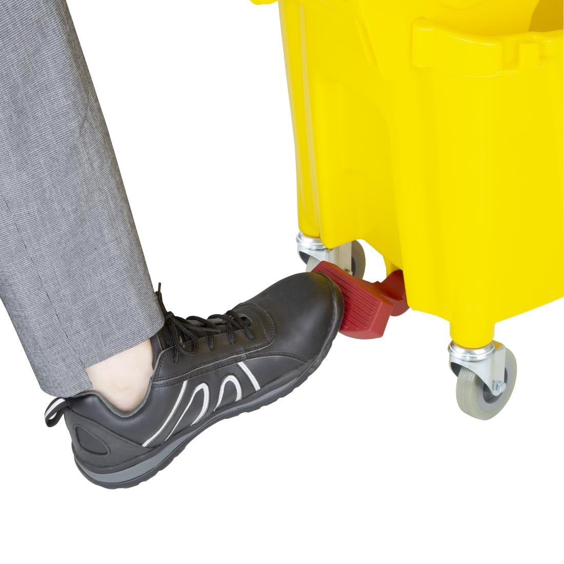 FW866 Jantex 30ltr Mop Bucket with Foot Pedal release - Yellow