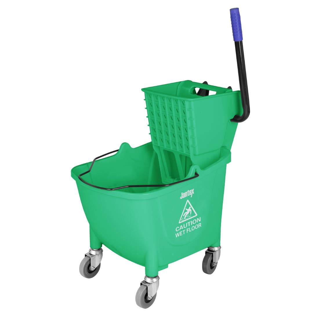 FW867 Jantex 30ltr Mop Bucket with Foot Pedal release - Green
