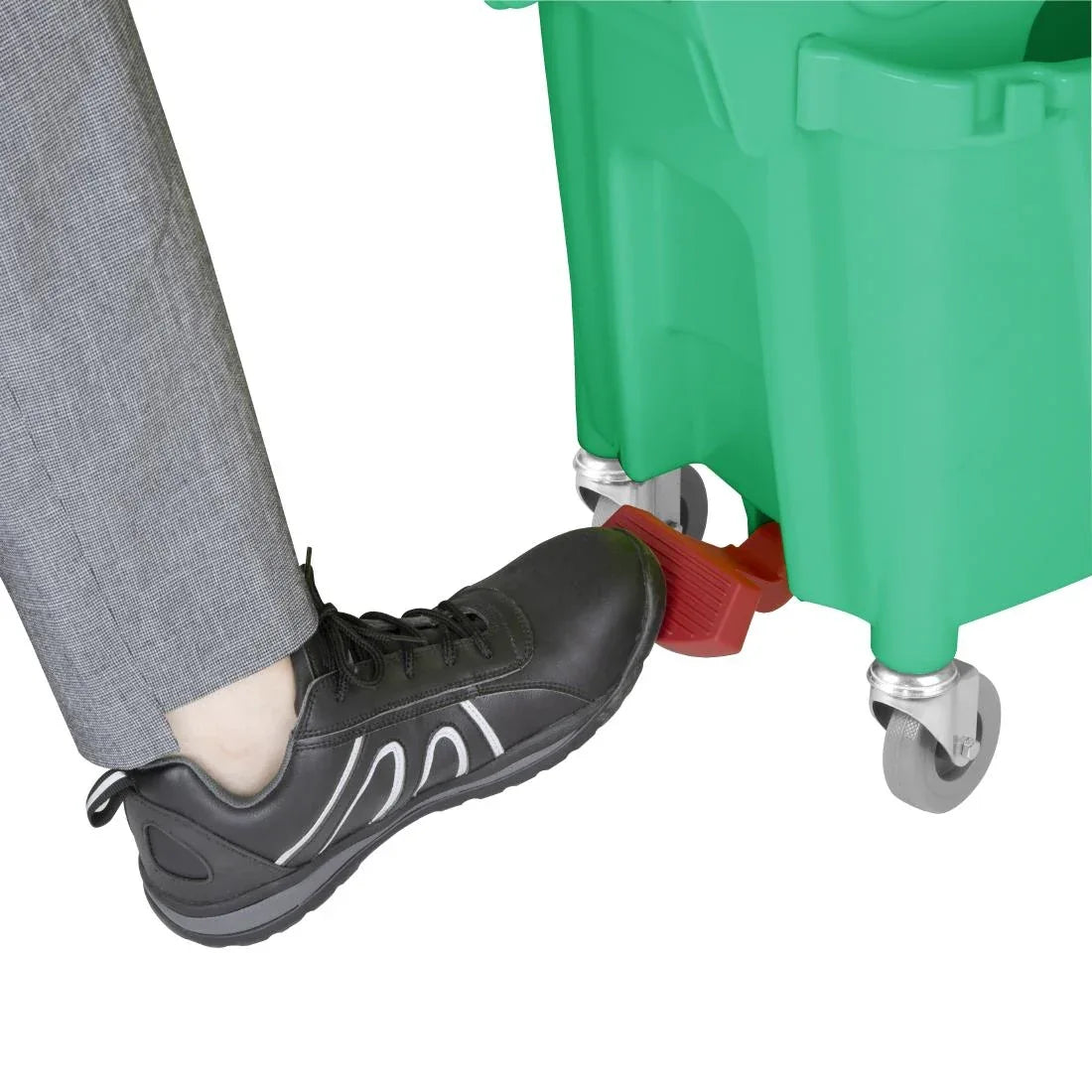 FW867 Jantex 30ltr Mop Bucket with Foot Pedal release - Green