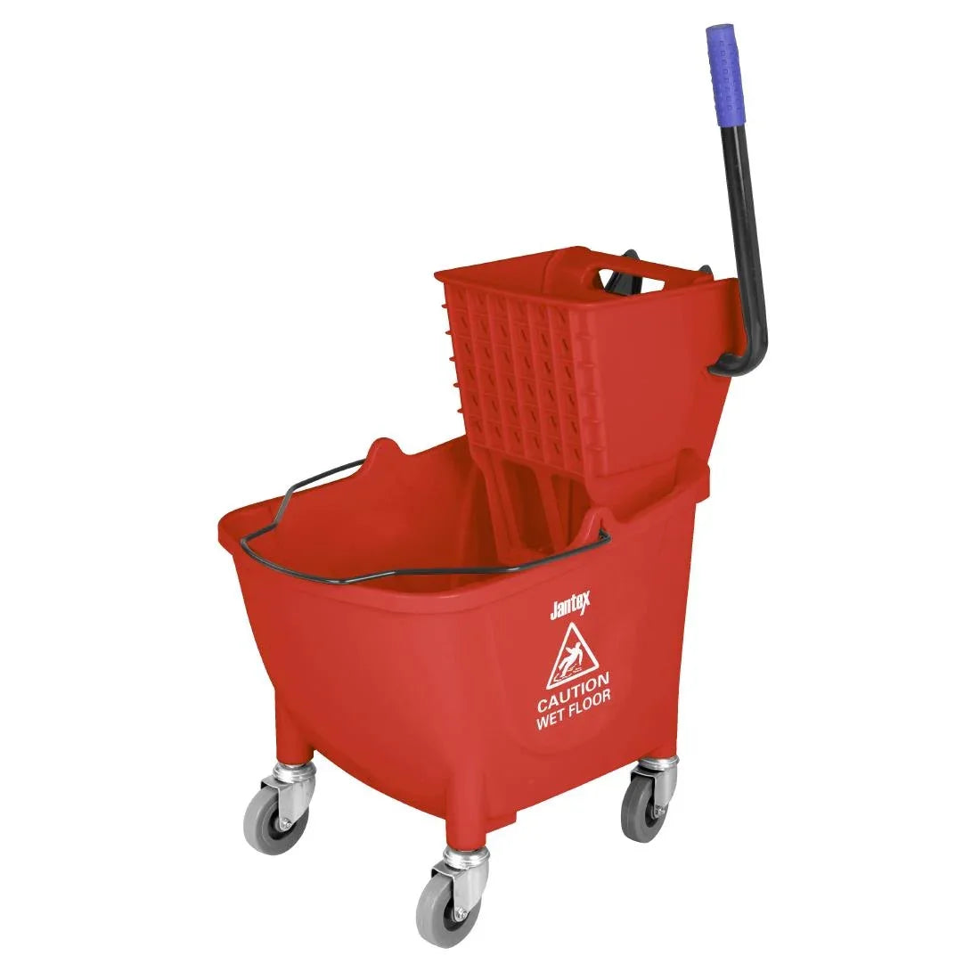 FW868 Jantex 30ltr Mop Bucket with Foot Pedal release - Red