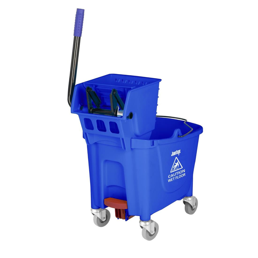 FW869 Jantex 30ltr Mop Bucket with Foot Pedal release - Blue