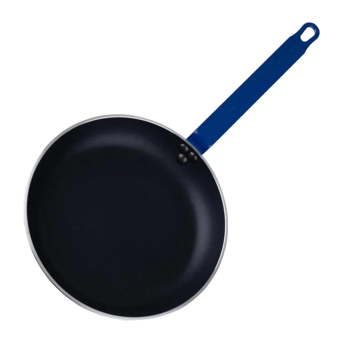 HT972 - Hygiplas Aluminium Non-stick Teflon Platinum Plus Frying Pan with Blue Handle 28cm