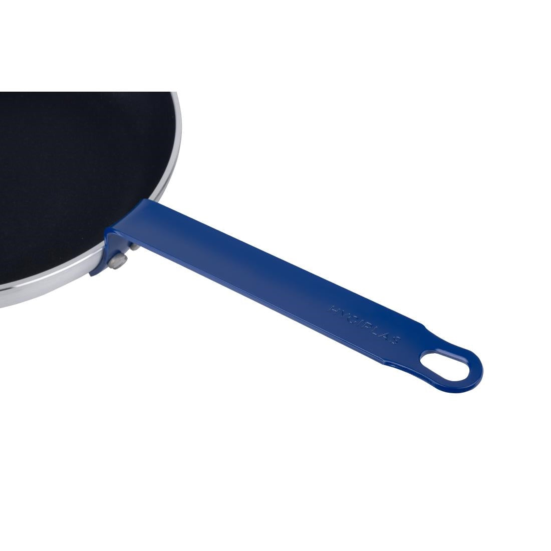 HT972 - Hygiplas Aluminium Non-stick Teflon Platinum Plus Frying Pan with Blue Handle 28cm