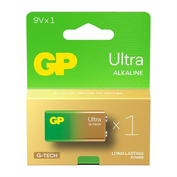 FX175 GP Ultra G-Tech Battery 9V (Pack of 1) - JD Catering Equipment Solutions Ltd
