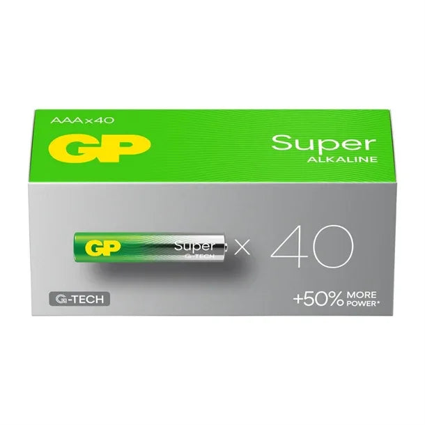 FX177 GP Super G-Tech Battery AAA (Pack of 40) - JD Catering Equipment Solutions Ltd
