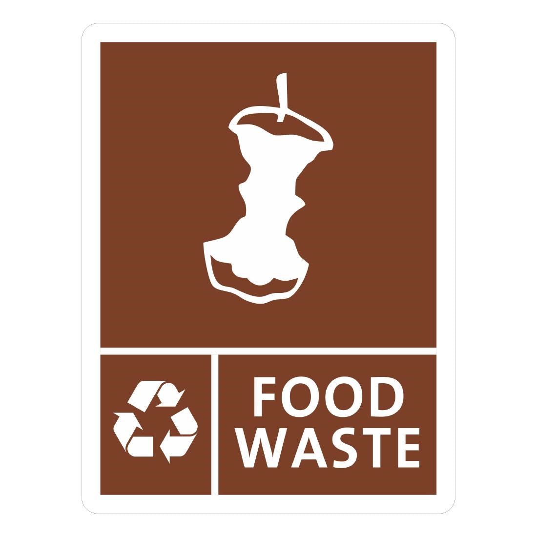FX194 Jantex Slim Bin Food Waste Label