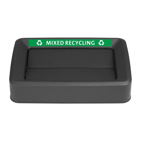 FX197 Jantex Slim Bin Lid Mixed Recycling Label