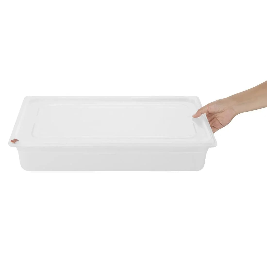 FZ086 Hygiplas Click Polypropylene 1/1 Gastronorm Tray 100mm (2 Pack)