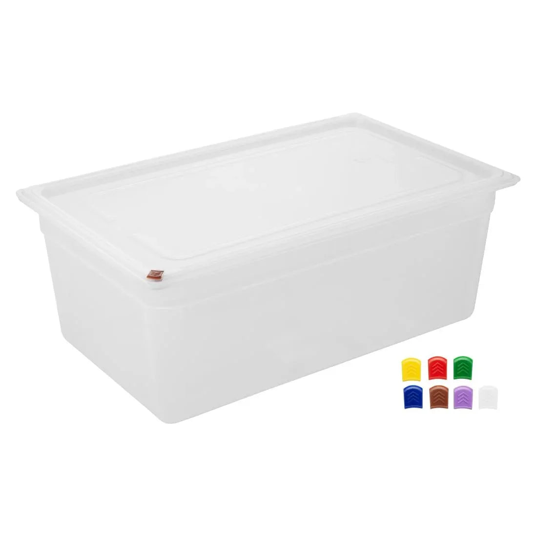 FZ088 Hygiplas Click Polypropylene 1/1 Gastronorm Tray 200mm (2 Pack)