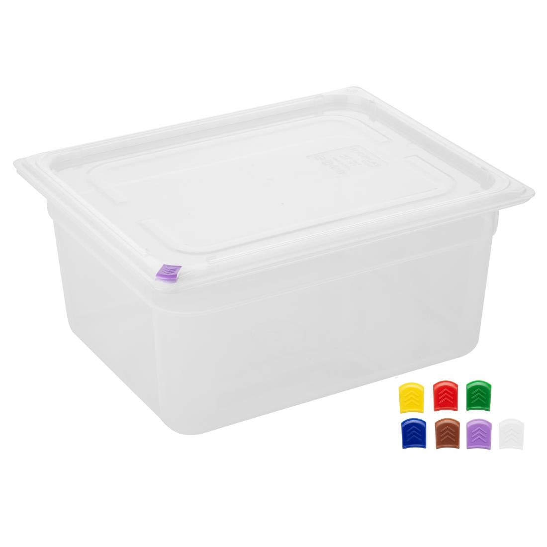 FZ090 Hygiplas Click Polypropylene 1/2 Gastronorm Tray 150mm (4 Pack)