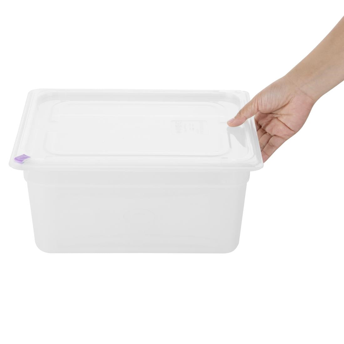 FZ090 Hygiplas Click Polypropylene 1/2 Gastronorm Tray 150mm (4 Pack)