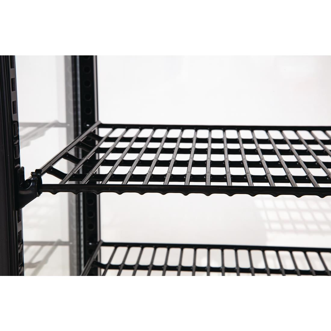 CX577 Polar C-Series Energy Efficient Display Fridge Black 68Ltr