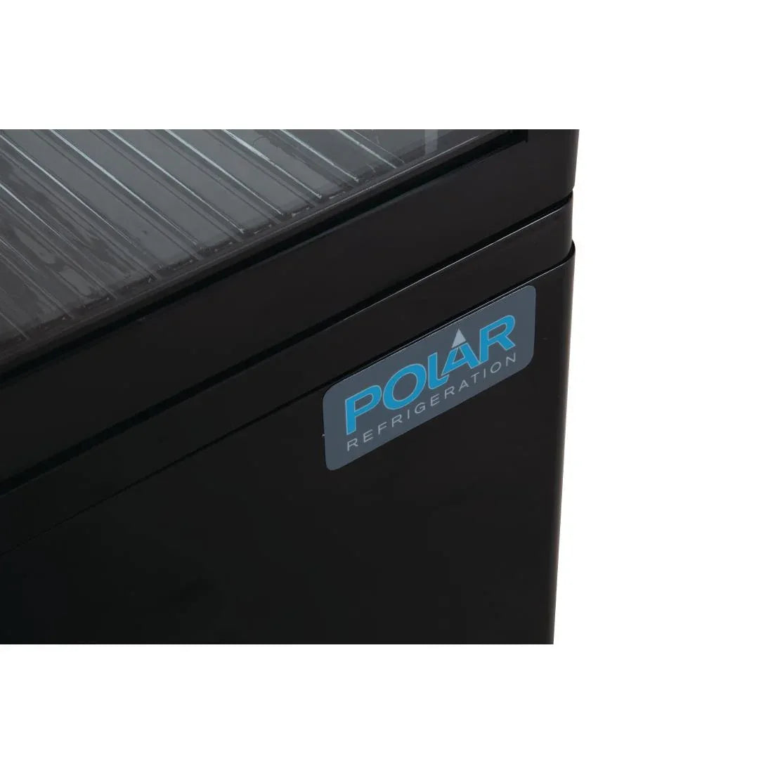 CX577 Polar C-Series Energy Efficient Display Fridge Black 68Ltr
