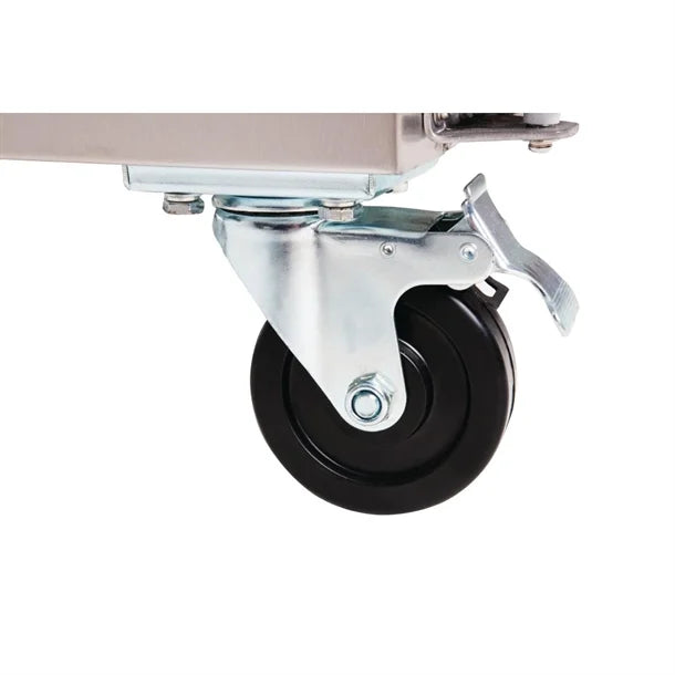 UA065 Polar U-Series Triple Door Counter Fridge with Upstand 417Ltr