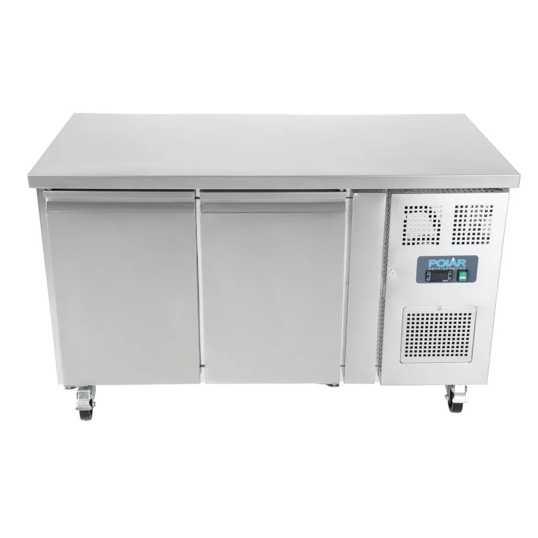 UA047 Polar U-Series Double Door Counter Fridge 282Ltr