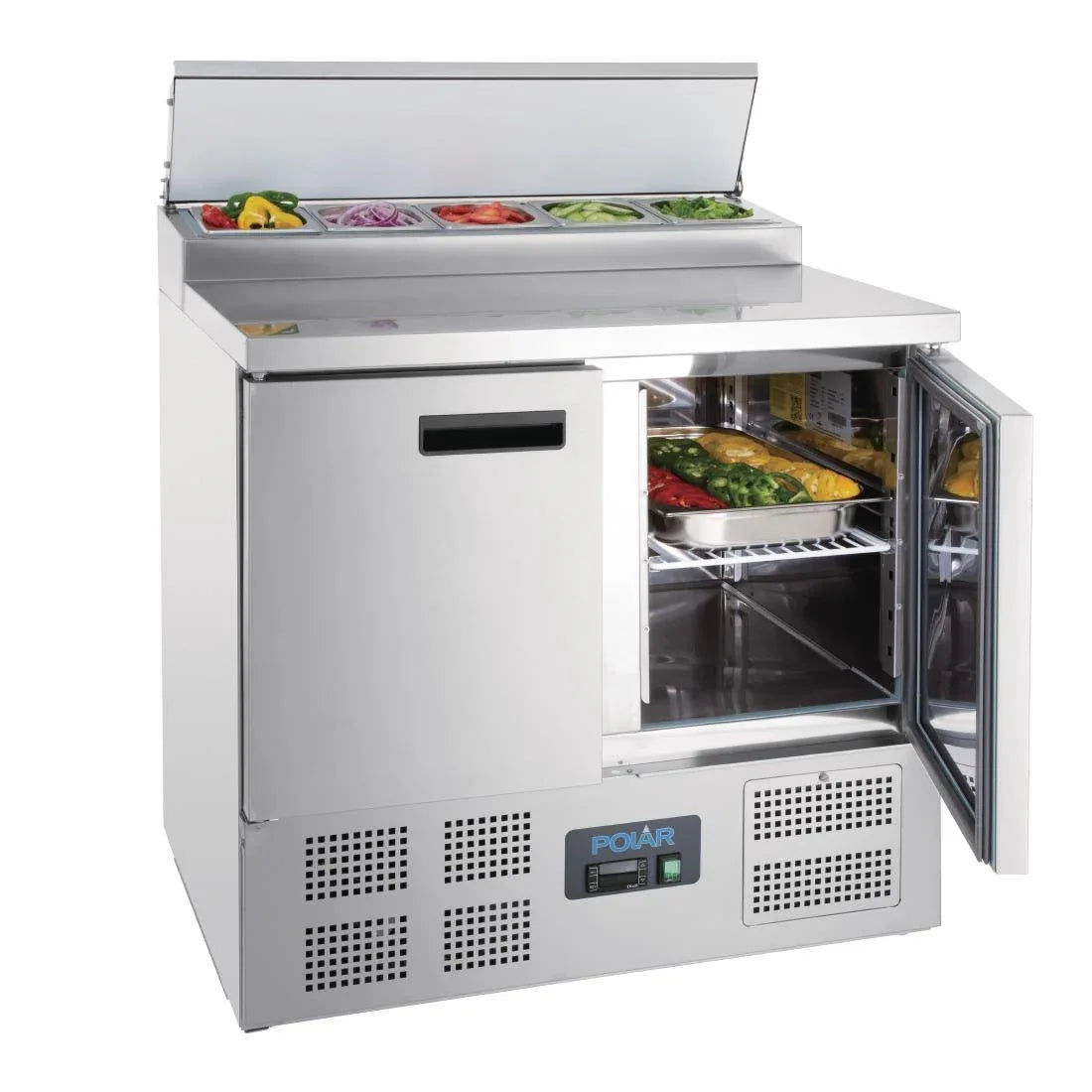 G604 Polar G-Series Pizza Prep Counter Fridge - JD Catering Equipment Solutions Ltd