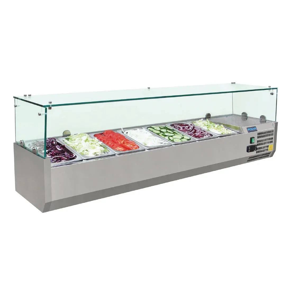 G609 Polar G-Series Countertop Prep Fridge 7x 1/4GN G609 - JD Catering Equipment Solutions Ltd