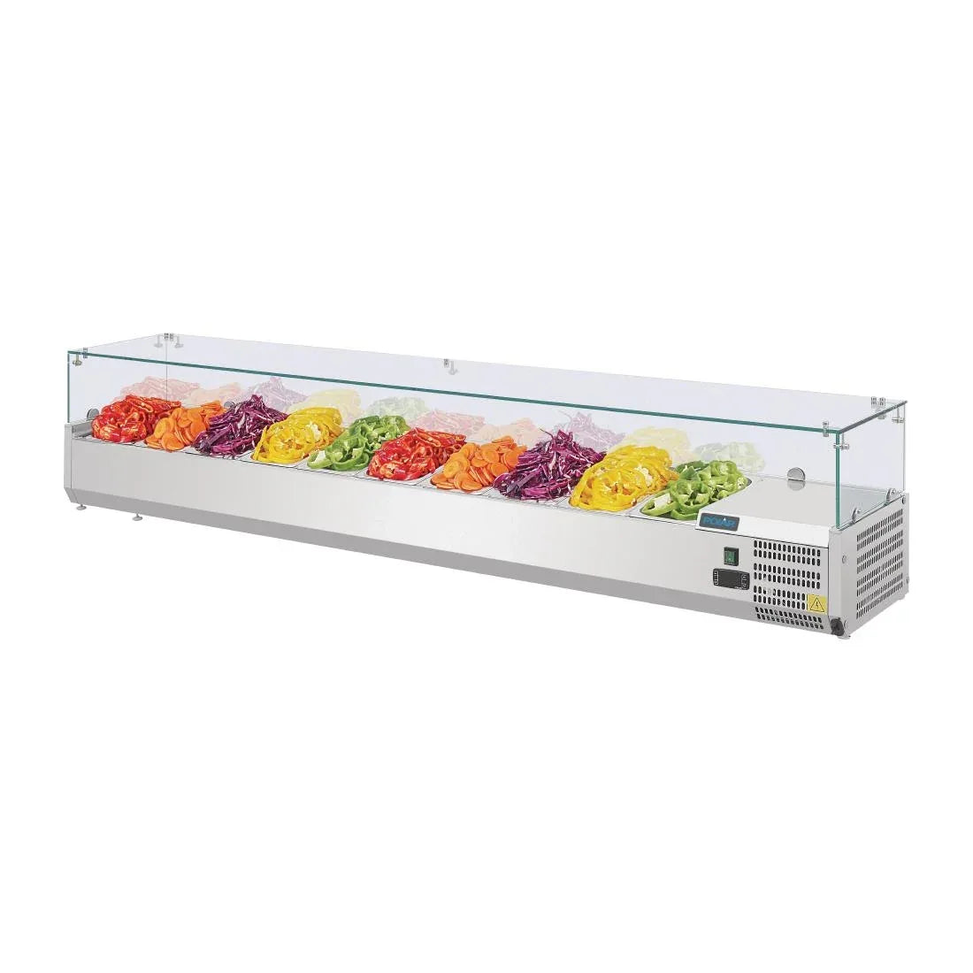 G611 Polar G-Series Countertop Prep Fridge 10x 1/4GN - JD Catering Equipment Solutions Ltd