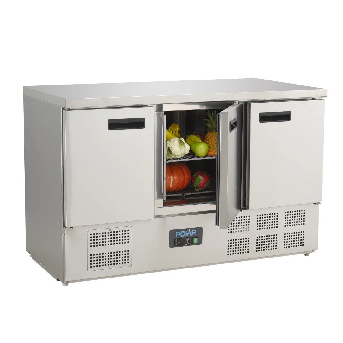 G622 Polar G-Series Triple Door Counter Fridge 368Ltr - JD Catering Equipment Solutions Ltd