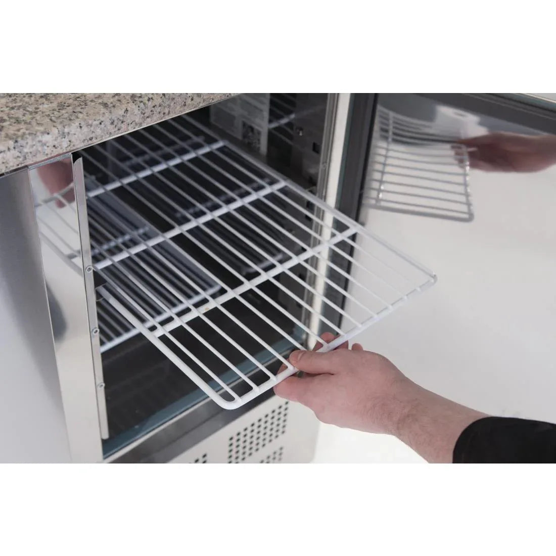 CN267 Polar G-Series Pizza Prep Counter Fridge 368Ltr - JD Catering Equipment Solutions Ltd