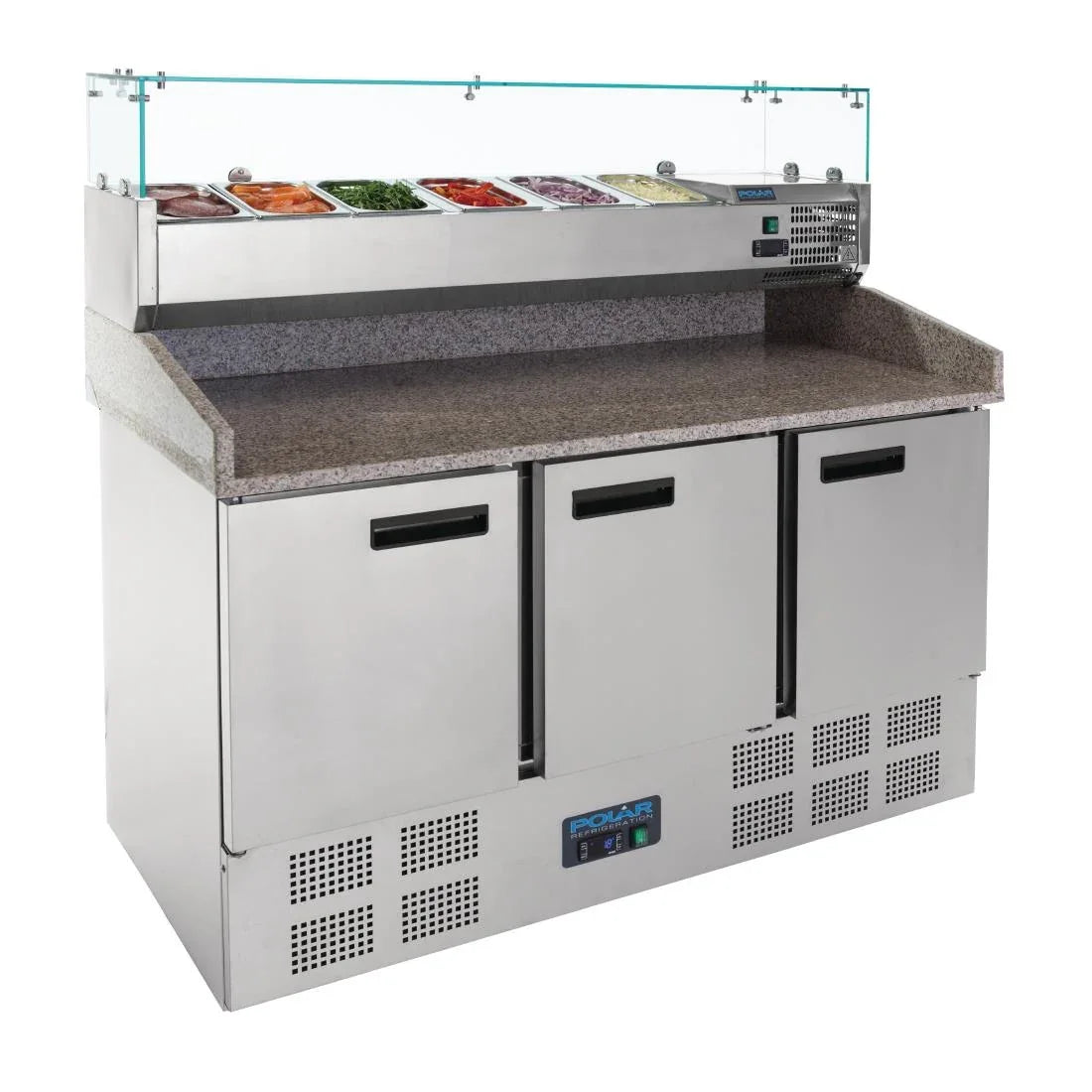 CN267 Polar G-Series Pizza Prep Counter Fridge 368Ltr - JD Catering Equipment Solutions Ltd