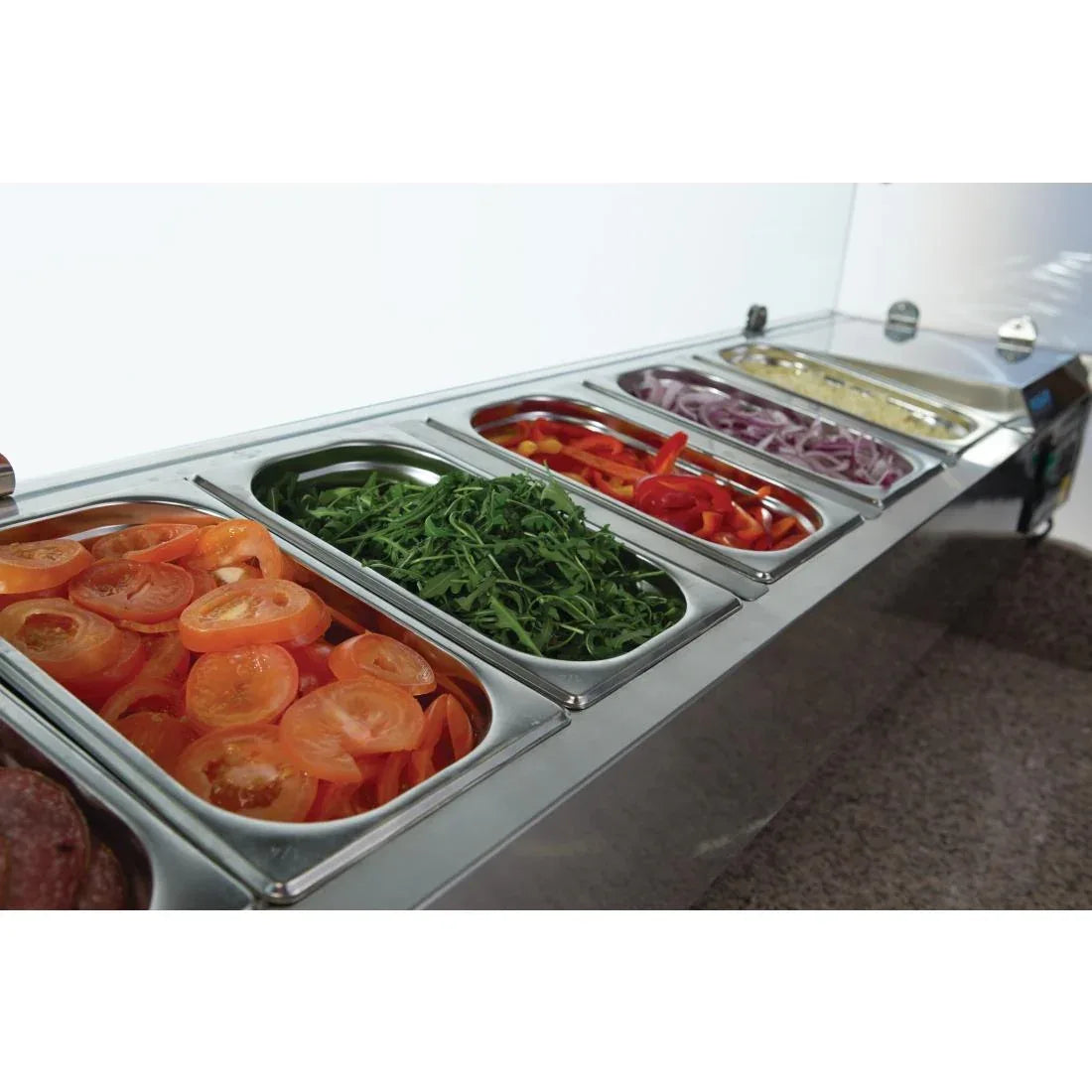 CN267 Polar G-Series Pizza Prep Counter Fridge 368Ltr - JD Catering Equipment Solutions Ltd
