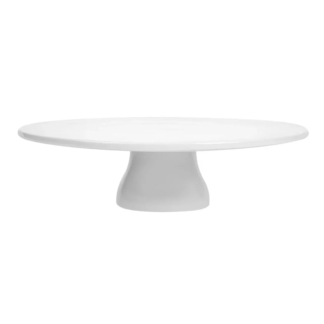 GC677 Pedestal Cake Stand Size: 90(H) x 330(Ø)mm | Porcelain - JD Catering Equipment Solutions Ltd