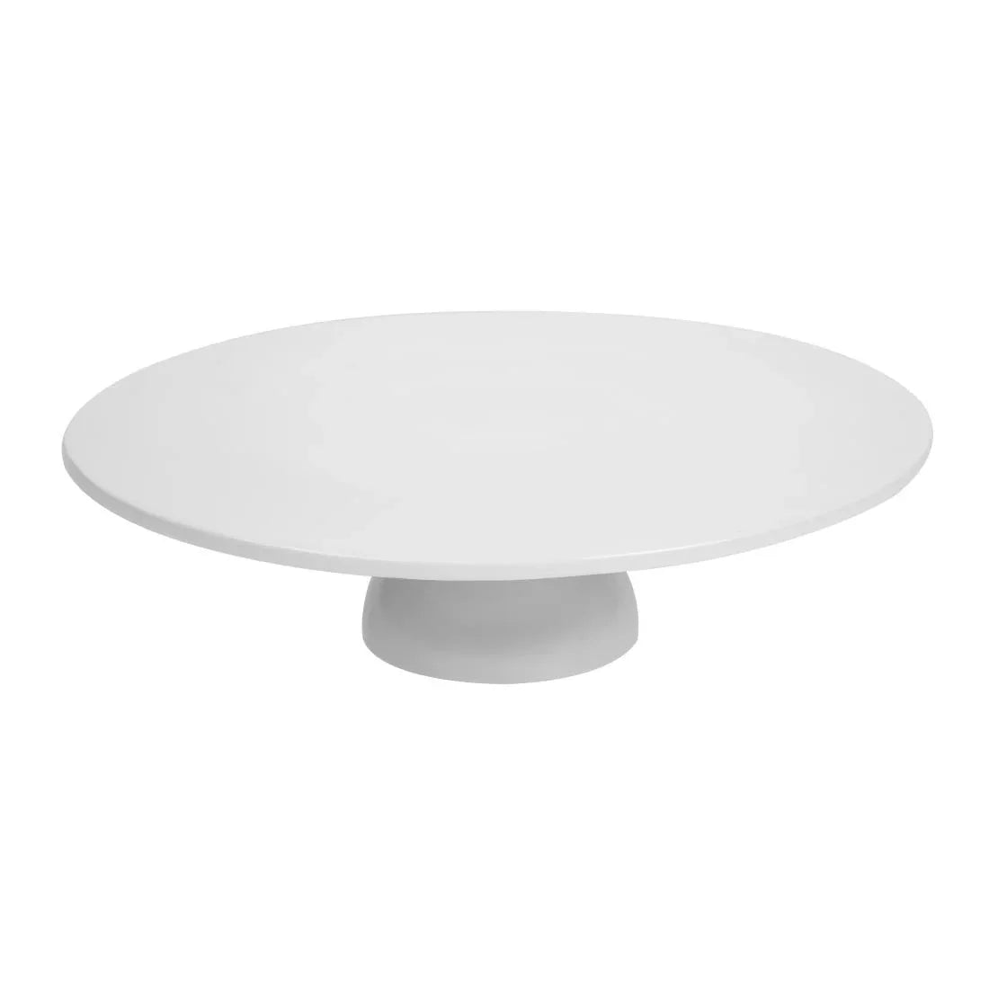 GC677 Pedestal Cake Stand Size: 90(H) x 330(Ø)mm | Porcelain - JD Catering Equipment Solutions Ltd
