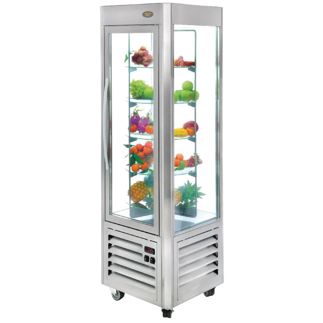 GD342 Roller Grill Revolving Display Fridge 360 Ltr - JD Catering Equipment Solutions Ltd