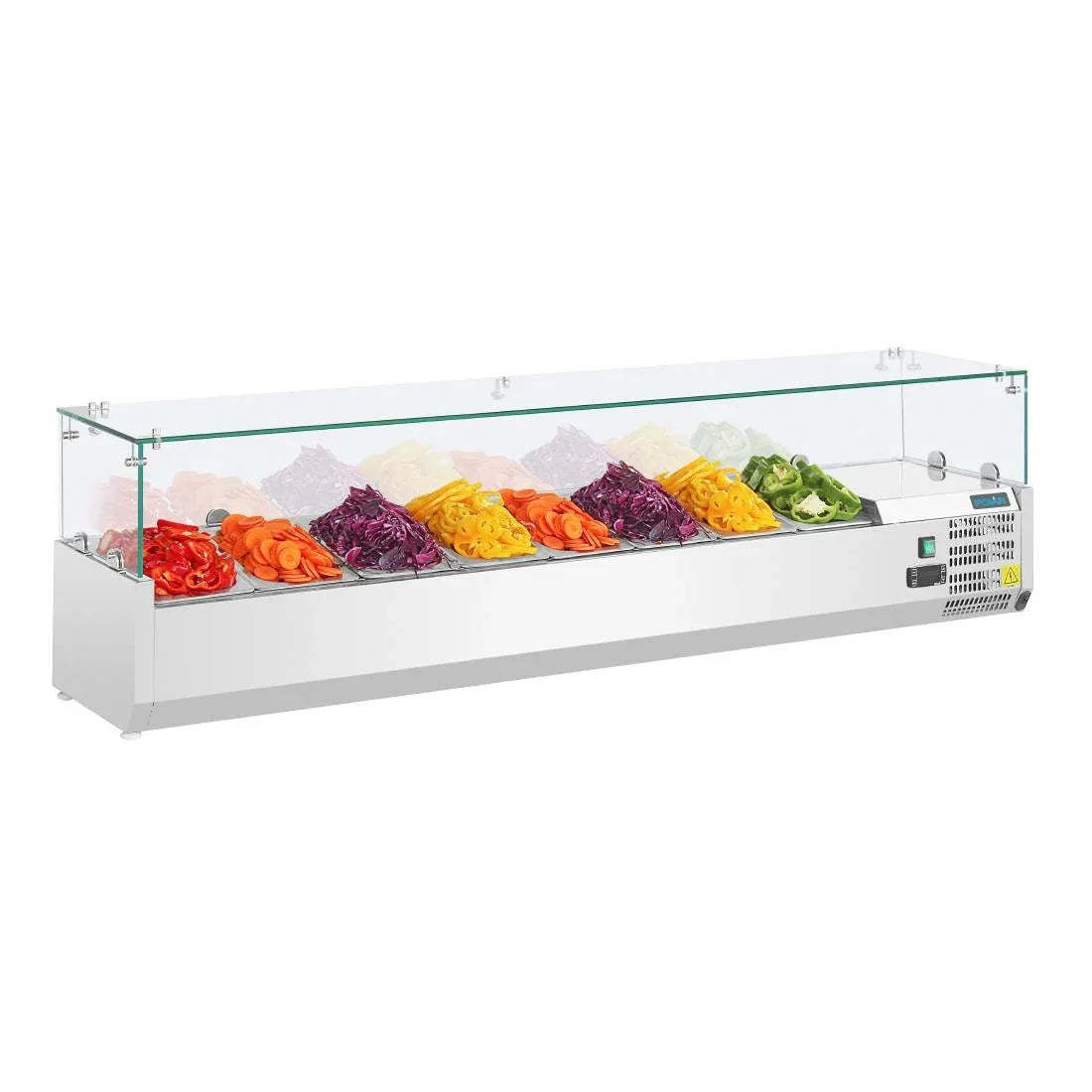 GD877 Polar G-Series Countertop Prep Fridge 8x 1/3GN - JD Catering Equipment Solutions Ltd