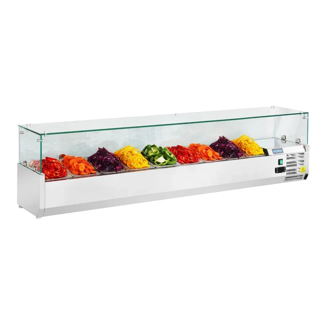 GD878 Polar G-Series Countertop Prep Fridge 9x 1/3GN - JD Catering Equipment Solutions Ltd