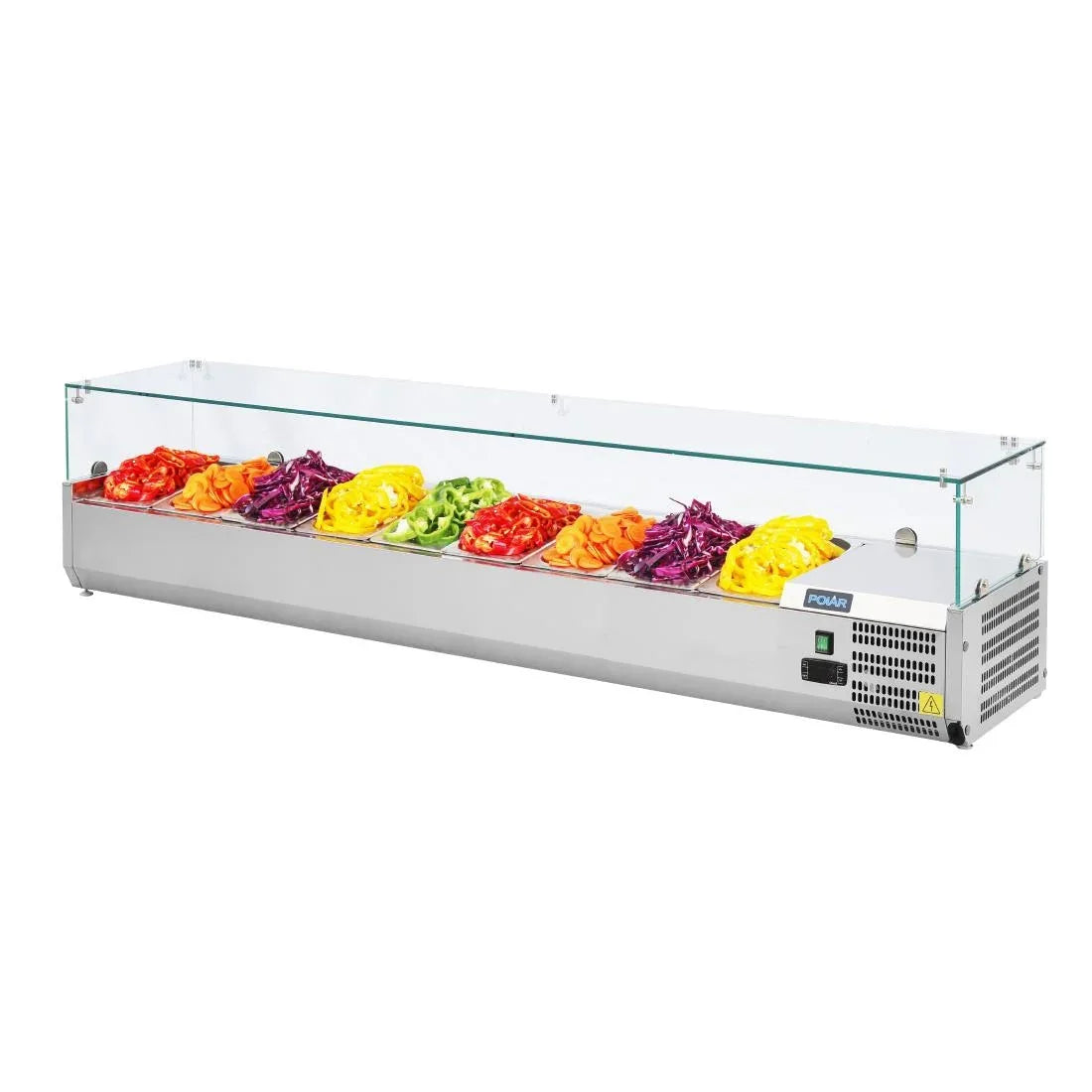 GD878 Polar G-Series Countertop Prep Fridge 9x 1/3GN - JD Catering Equipment Solutions Ltd