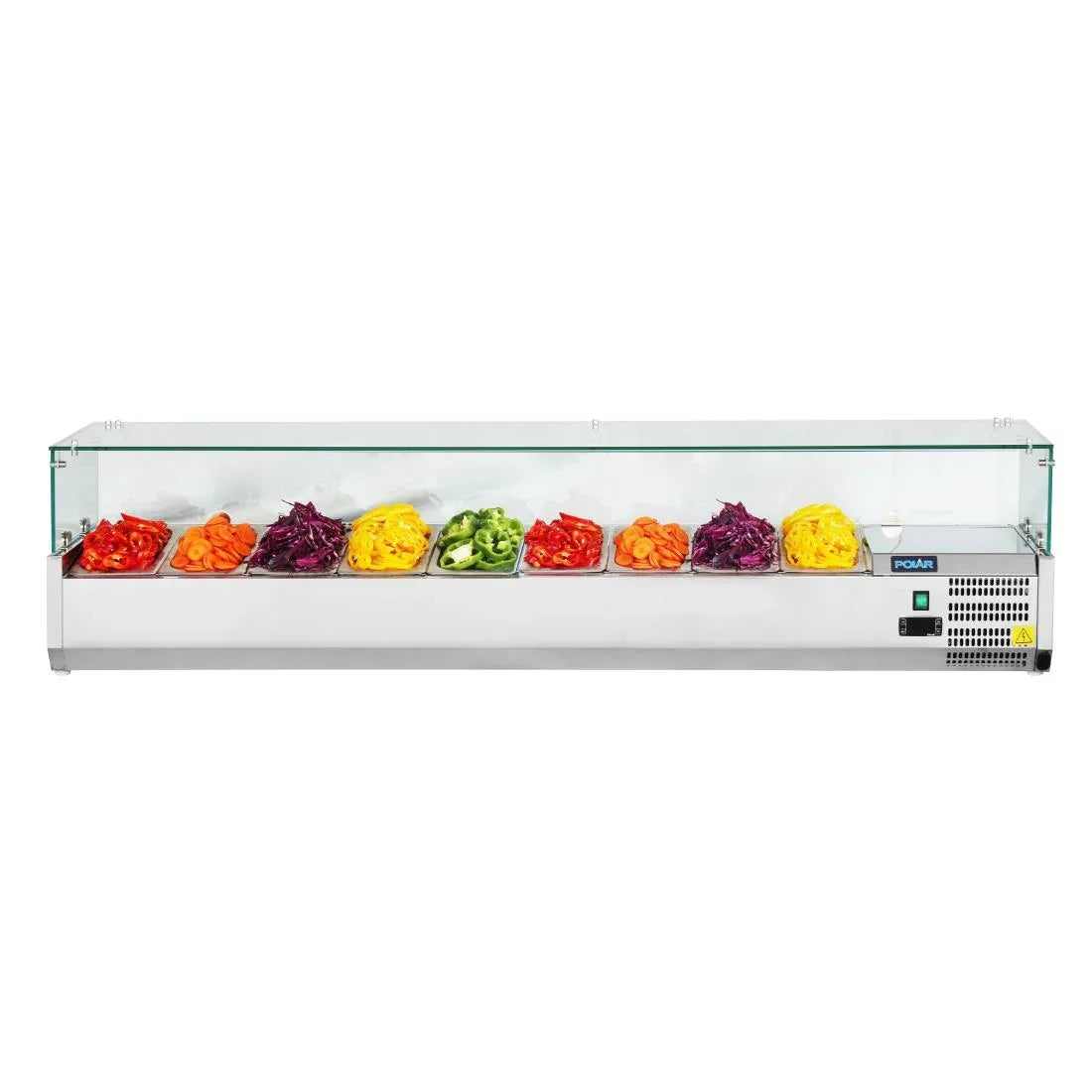GD878 Polar G-Series Countertop Prep Fridge 9x 1/3GN - JD Catering Equipment Solutions Ltd