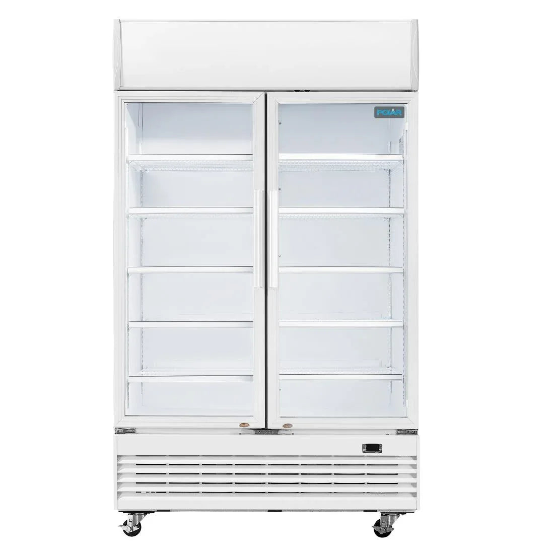 GE580 Polar G-Series Upright Display Cooler with Light Box 950Ltr - JD Catering Equipment Solutions Ltd
