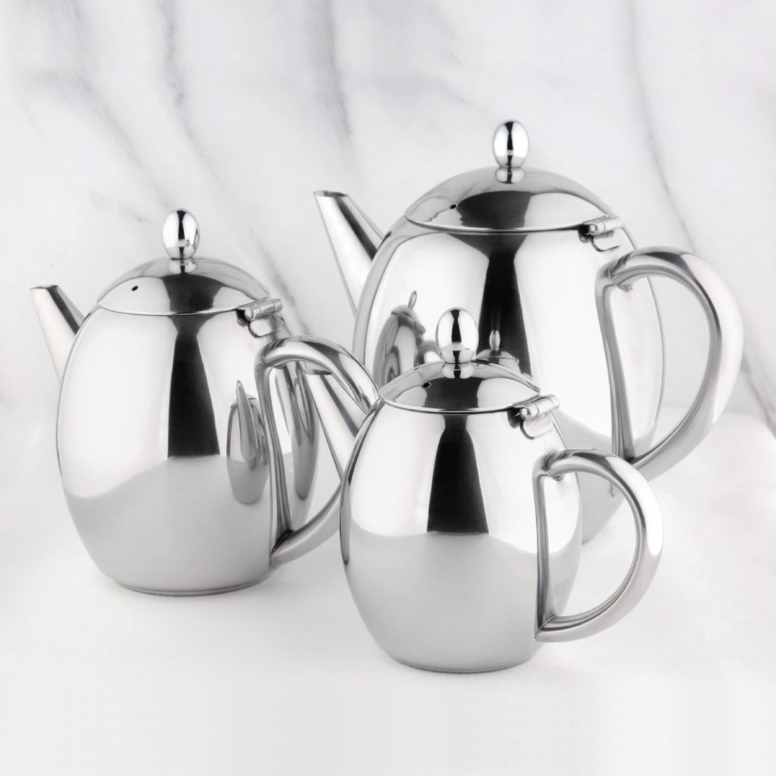 GF234 Olympia Richmond Stainless Steel Teapot