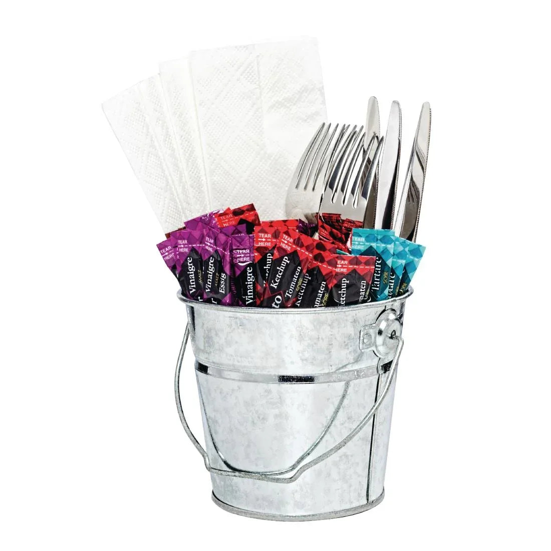 GF247 Olympia Mini Chip Bucket with Handle 135mm - JD Catering Equipment Solutions Ltd