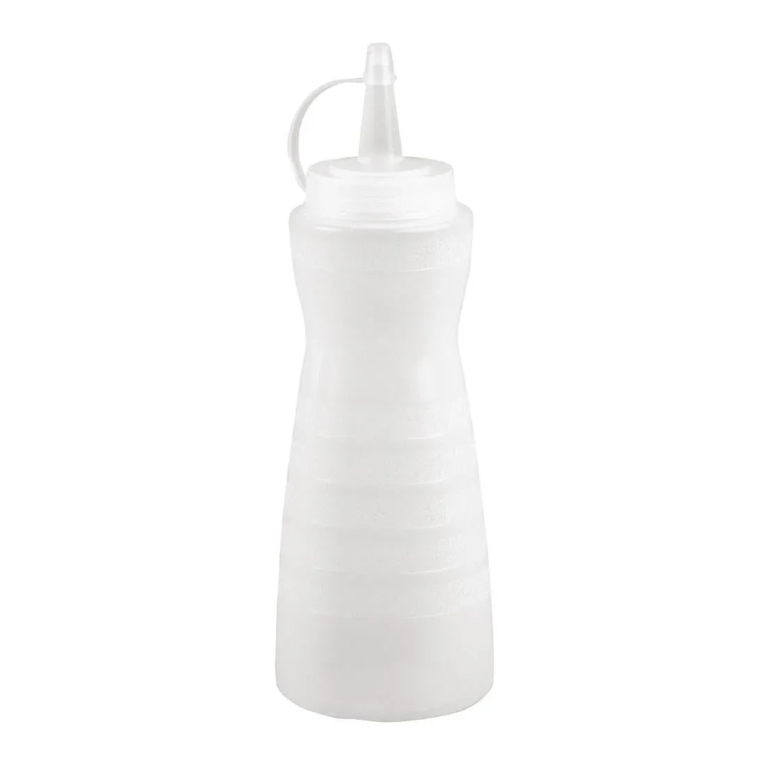 GF250 Vogue Clear Lidded Sauce Bottle - JD Catering Equipment Solutions Ltd