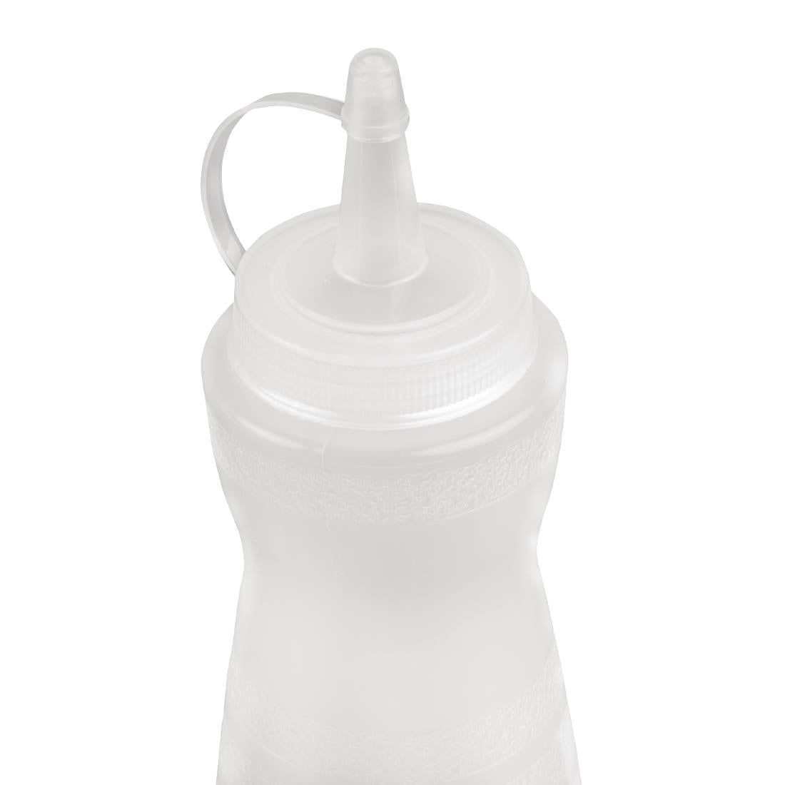 GF250 Vogue Clear Lidded Sauce Bottle