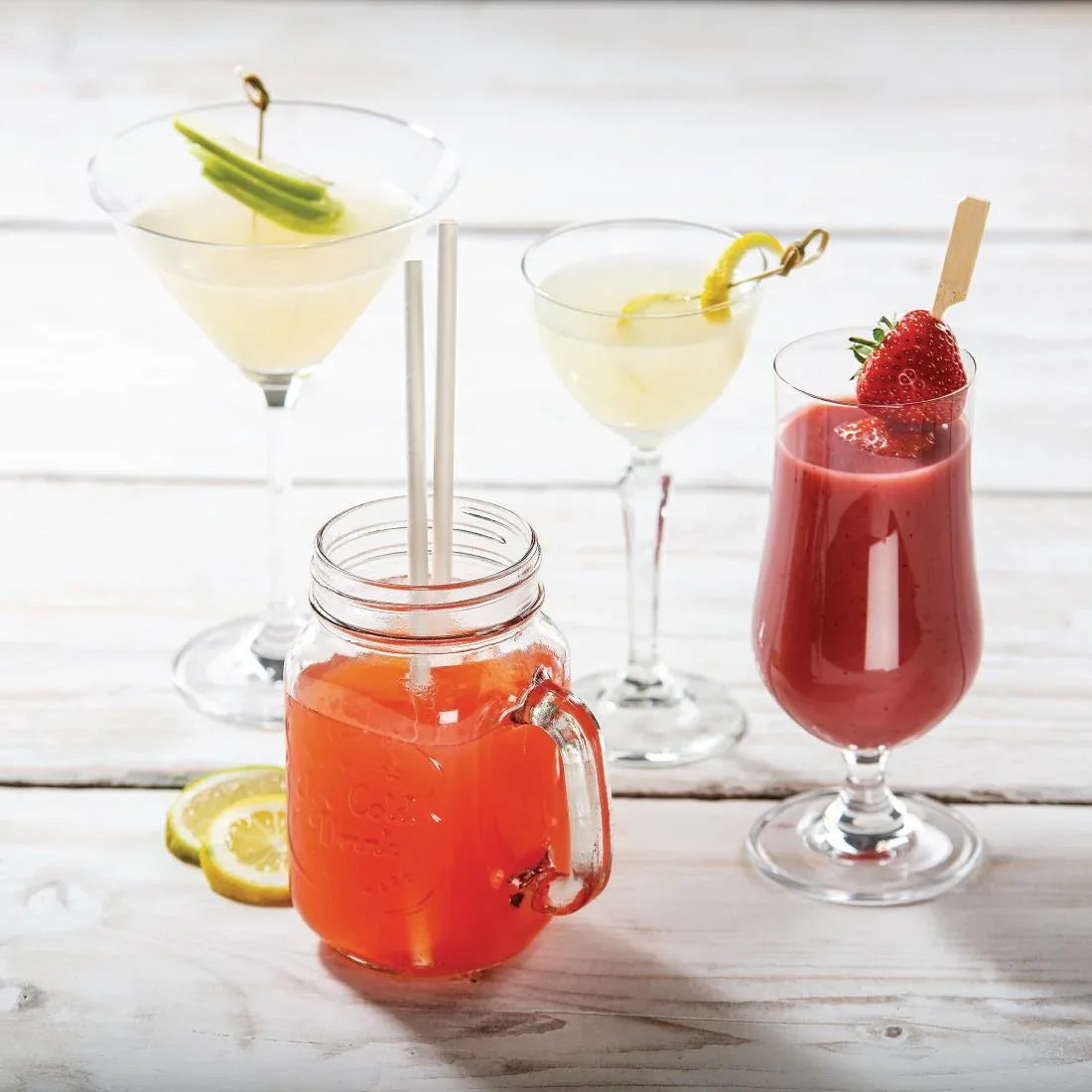 CM698 Olympia Handled Mason Jar 450ml (Pack of 12)