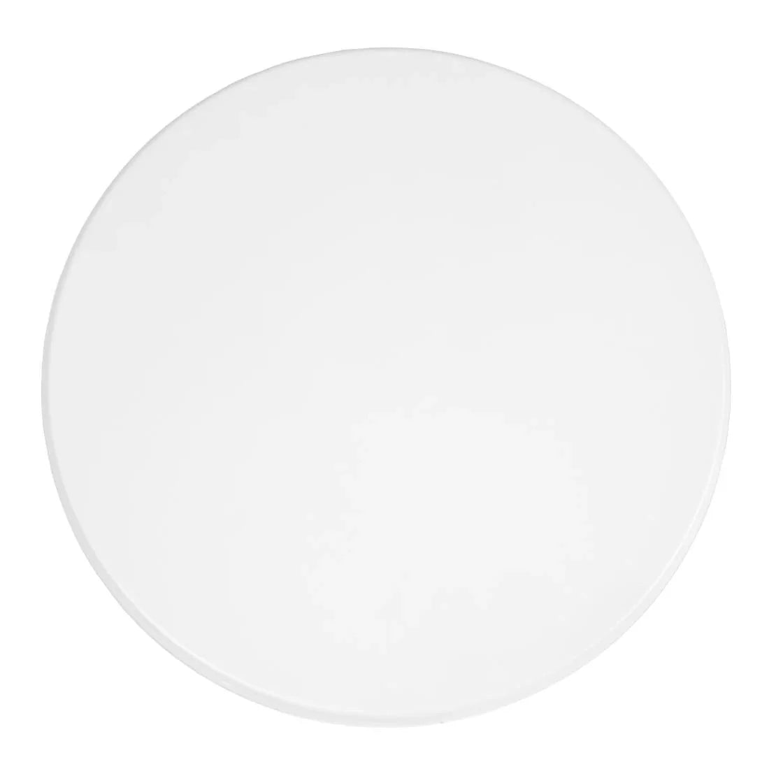 GG645 Bolero Pre-drilled Round Tabletop White 600mm - JD Catering Equipment Solutions Ltd
