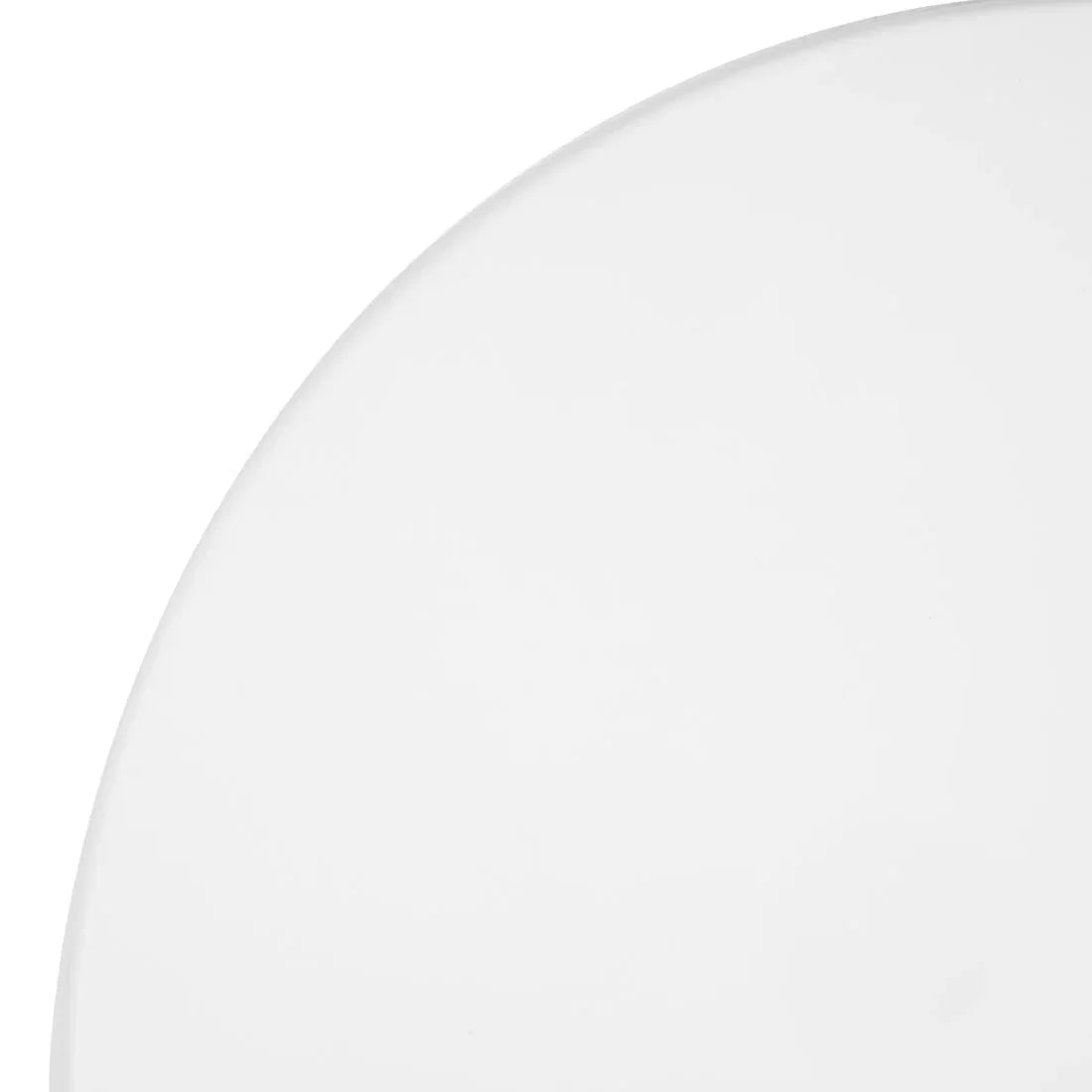 GG645 Bolero Pre-drilled Round Tabletop White 600mm - JD Catering Equipment Solutions Ltd