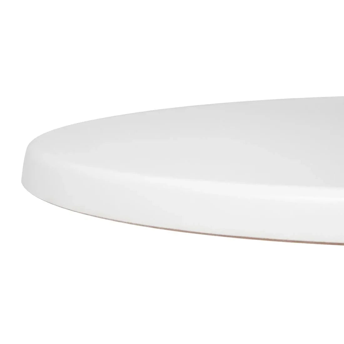 GG645 Bolero Pre-drilled Round Tabletop White 600mm - JD Catering Equipment Solutions Ltd