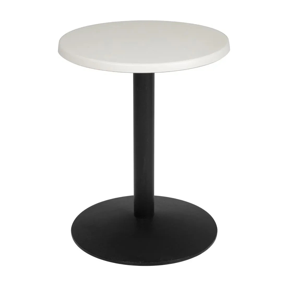 GG645 Bolero Pre-drilled Round Tabletop White 600mm - JD Catering Equipment Solutions Ltd