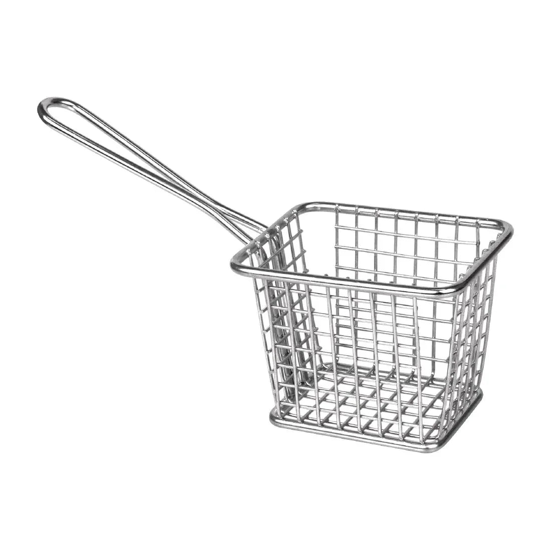 GG866 Olympia Chip basket Square with handle - JD Catering Equipment Solutions Ltd