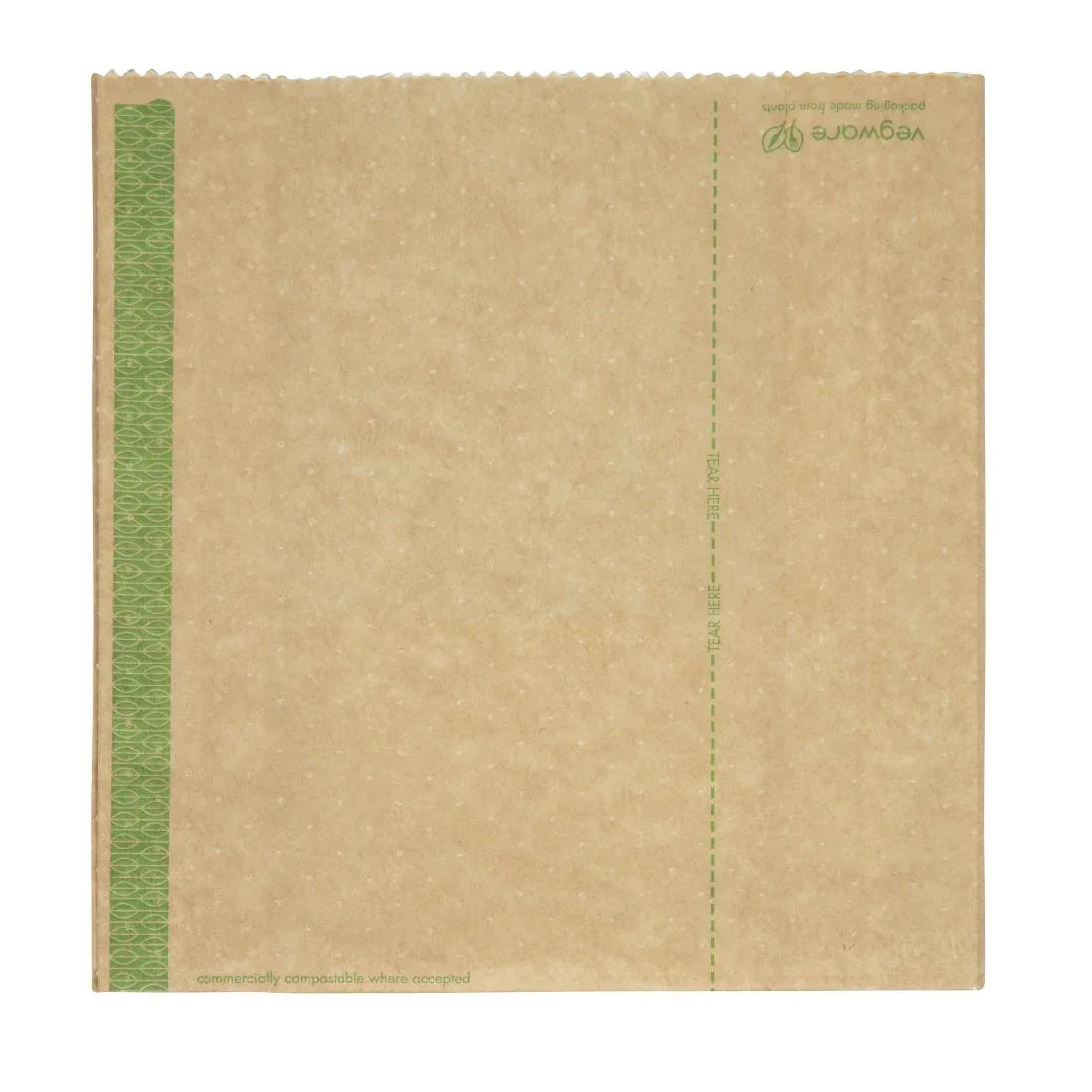 GH019 Vegware Compostable Kraft Panini Bags (Pack of 500) - JD Catering Equipment Solutions Ltd