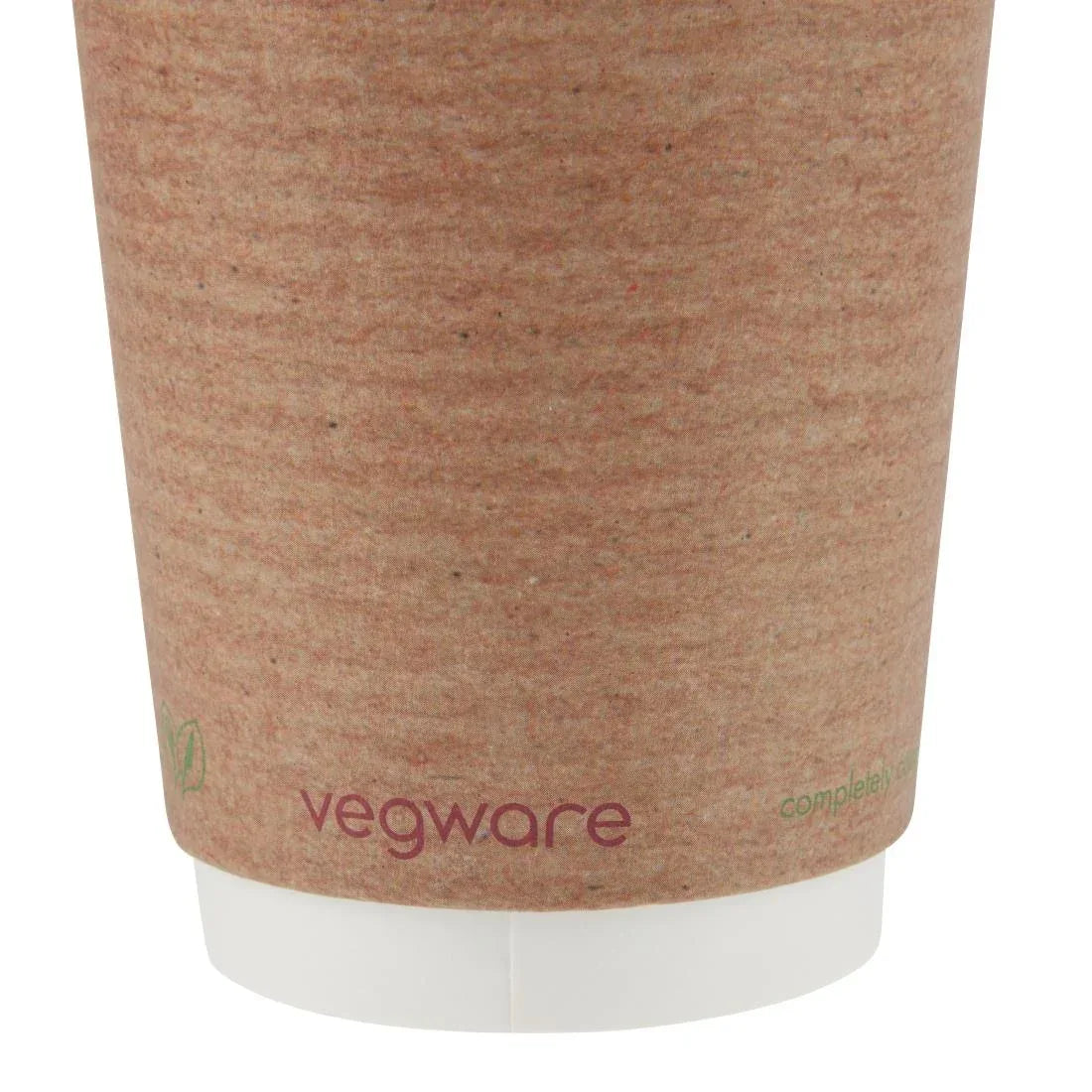GH021 Vegware Compostable Coffee Cups Double Wall 340ml / 12oz (Pack of 500) - JD Catering Equipment Solutions Ltd