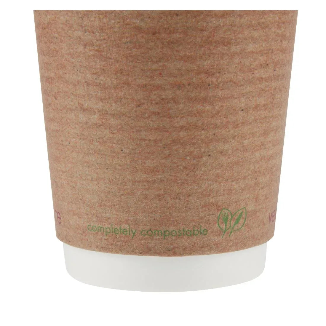 GH021 Vegware Compostable Coffee Cups Double Wall 340ml / 12oz (Pack of 500) - JD Catering Equipment Solutions Ltd