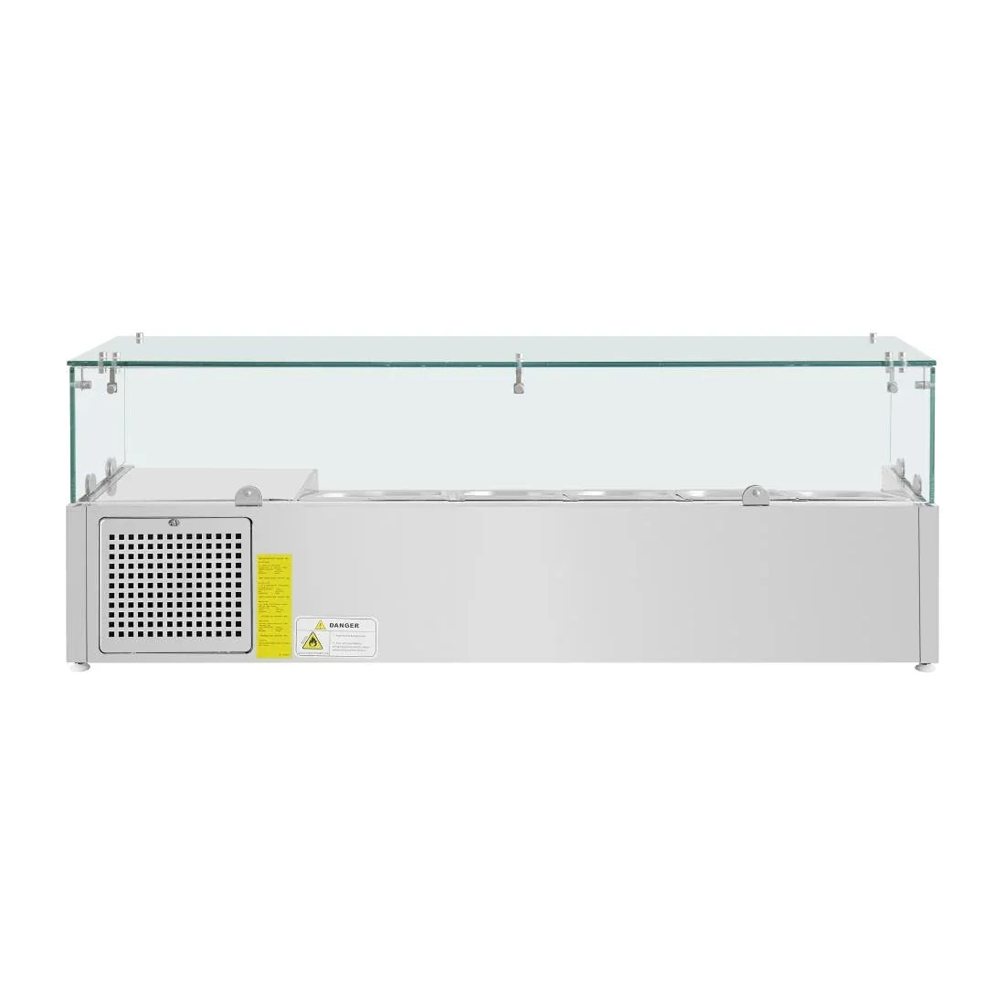 GH261 Polar G-Series Countertop Prep Fridge 4x GN 1/3 & 1x 1/2GN - JD Catering Equipment Solutions Ltd