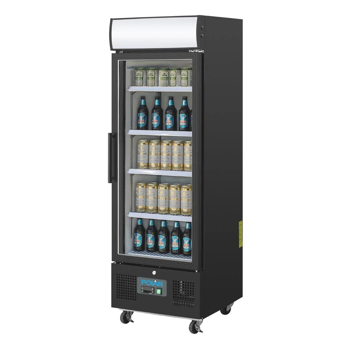 GH426 Polar G-Series Upright Display Fridge 218Ltr Black GH426 - JD Catering Equipment Solutions Ltd